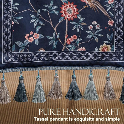 Patdrea Designer Vintage French Velvet Table Runner, Thanksgiving Dining Table - Image 4