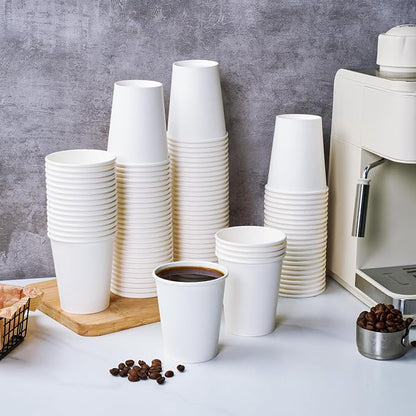TV TOPVALUE 8 oz Paper Coffee Cups, Drink Dispensers - Image 5