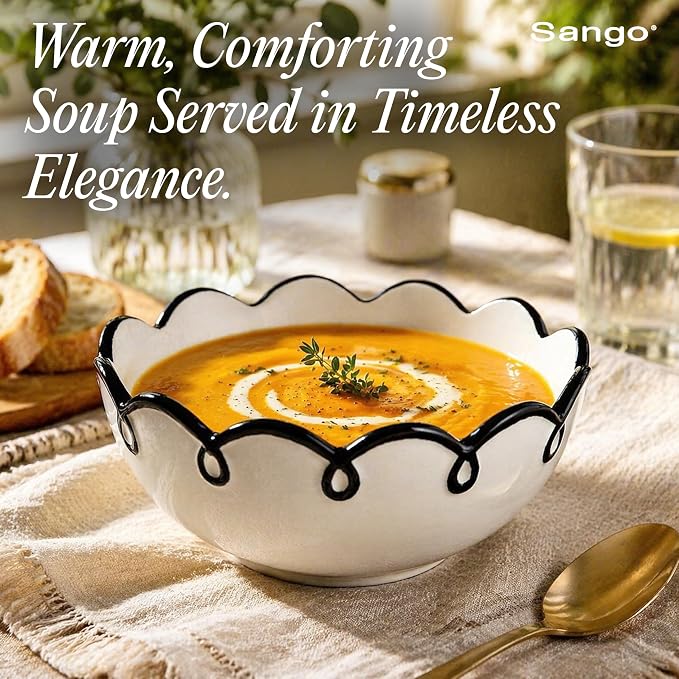 Sango 12-Piece Stoneware Dinnerware Set - Image 8