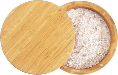 Totally Bamboo Margarita Salt Rimmer – Eco-Friendly Bamboo Glass Rimmer with Swivel Lid and Magnetic Closure | Cocktail Bar Tool for Margaritas and More