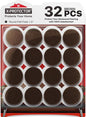 X-PROTECTOR Felt Furniture Pads - 32 PCS 1 1/2" Floor Protectors for Chair and Furniture Feet - Protect Your Hardwood Floors! (Brown, Round)