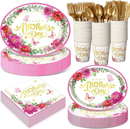 350 Pcs Happy Mother's Day Party Decorations by Pajean
