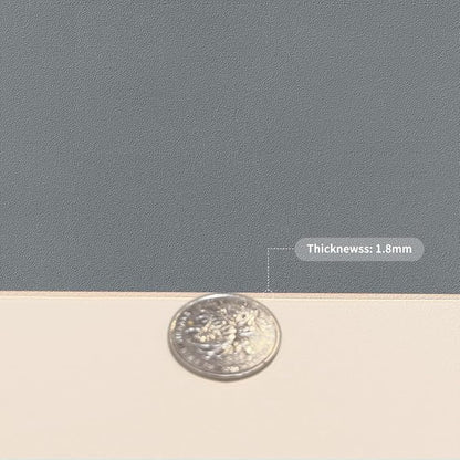 Leather Dresser Cover,1.8mm Thick,10x43 Inch,Dresser Protector Top,Dresser Top Protector,Dresser Cover Top,Dresser Top Cover,Dresser Cover Top for Bedroom.(Beige+Light Gray,10x43)