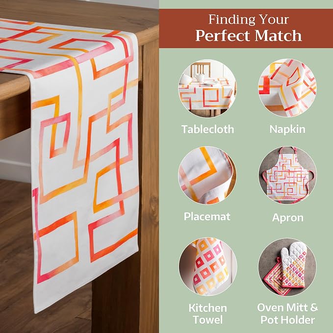 Maison d' Hermine Table Runner 100% Cotton 14.50" x 72" | Table Runners 72 - Image 5