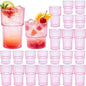 24 Pack Plastic Wine Glasses, 16 Oz Highball Glasses & 12 Oz Cocktail Glasses by Unknown