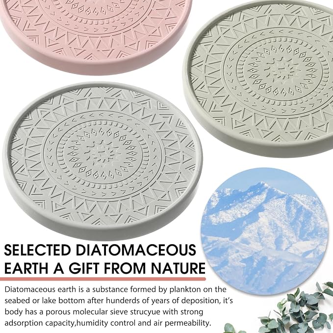Photect Diatomaceous Earth Coasters Set - Image 3