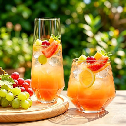 Lueumxc 56 Pack Plastic Wine Glasses Disposable Diamond Champagne Flutes - Image 4