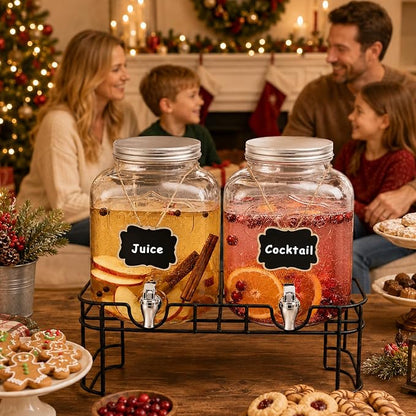 1 Gallon Glass Drink Dispensers - Image 6