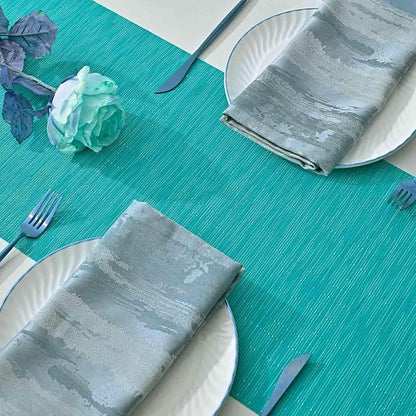 GIVERARE Table Runner, 12x53 in Heat-Resistant Woven Vinyl Long Tabletop - Image 4