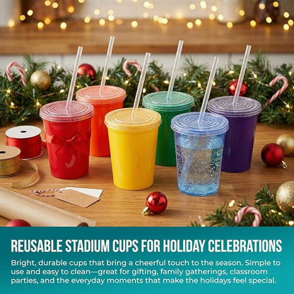 Rolling Sands 16 Oz. Reusable Plastic Stadium Cups - Image 6