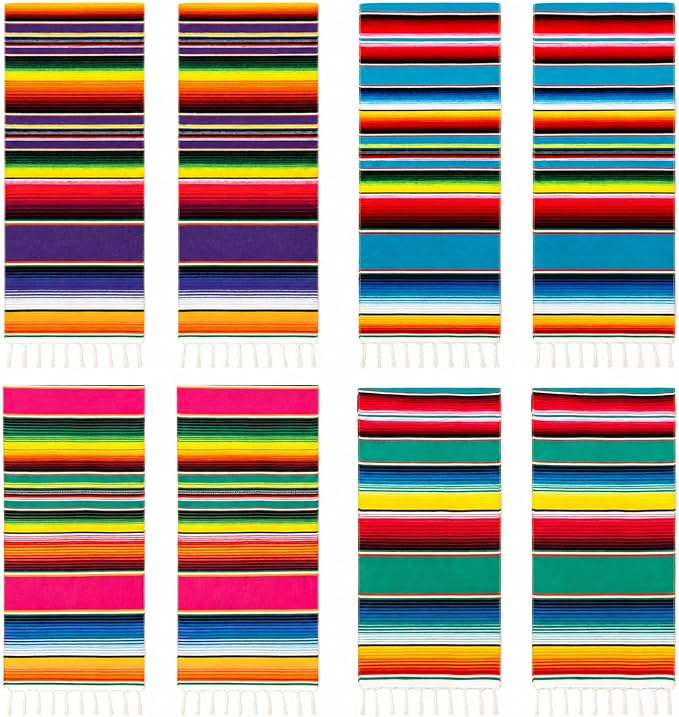 Mexican Table Runner Fiesta Mexican Theme Party Decoration by Airooglee