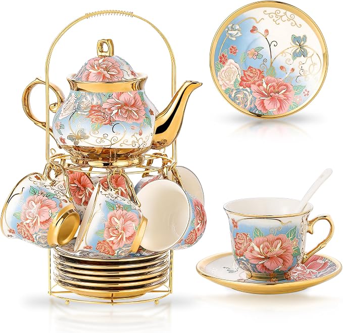 20 Pieces Porcelain Tea Set by TATSUMI