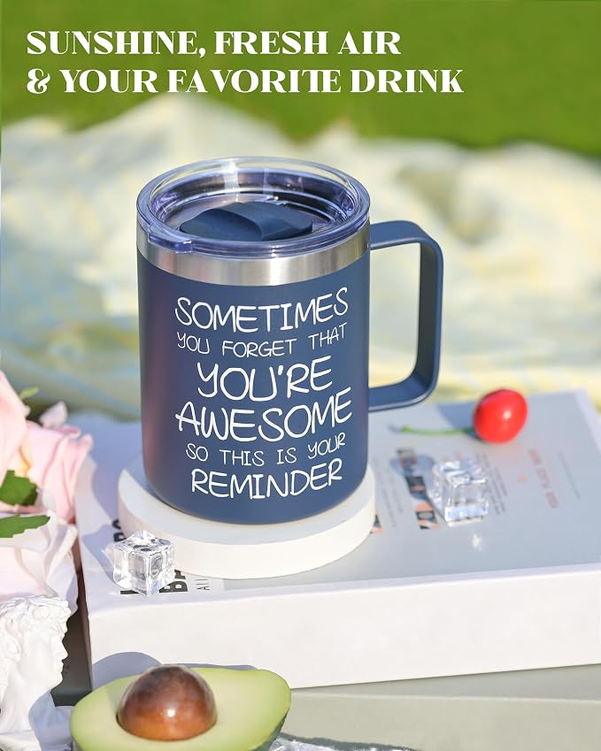 Inspirational Coffee Mug for Men, 12oz Insulated Stainless Steel Mug - Image 5
