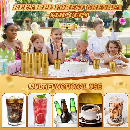Yungyan 50 Pack 16 oz Stadium Cups Reusable Plastic Cups Blank Drink Stadium - Image 7