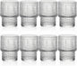 ZOOFOX Set of 8 Juice Glasses, 7 oz Heavy Base Hobnail Glassware by zoofox