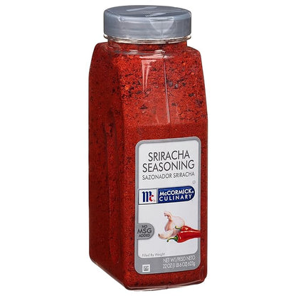McCormick Culinary Sriracha Seasoning, 22 oz (Pack of 6) - Six 22 Ounce Containers of Sriracha Seasonings for Cooking, Perfect in Sauces, Spreads, Wraps or Breakfast Bowls
