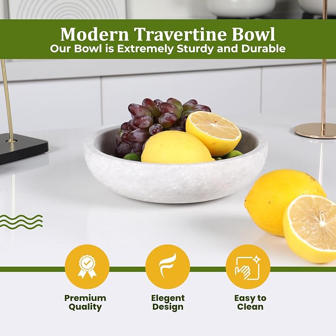 FNTSTICGOODS Travertine Decorative Bowl - Image 7