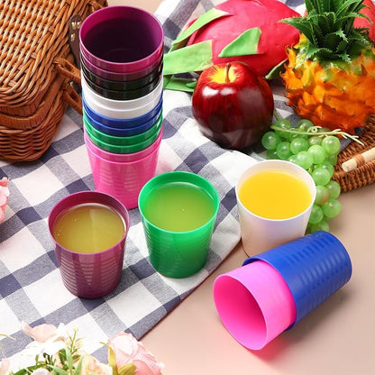 Eccliy 36 Pcs Kids Cups Bulk, 8 oz Plastic Toddler Drinking Cups Unbreakable - Image 3
