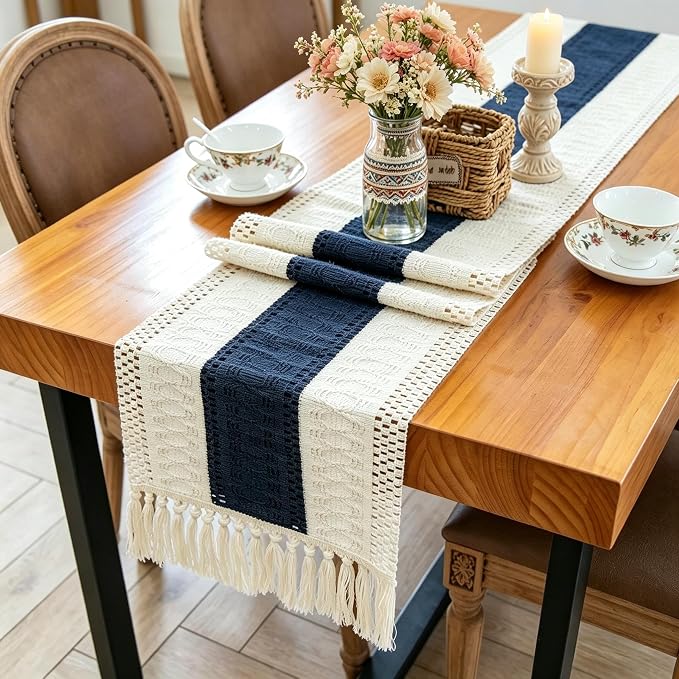 Boho Table Runner for Home Decor - Image 4
