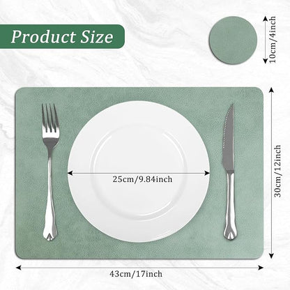 comfoyar Faux Leather Placemats - Image 7