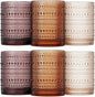 Venus Amber Brown Hobnail Highball Glasses Vintage Tumblers Set of 6 11 oz | by Khen
