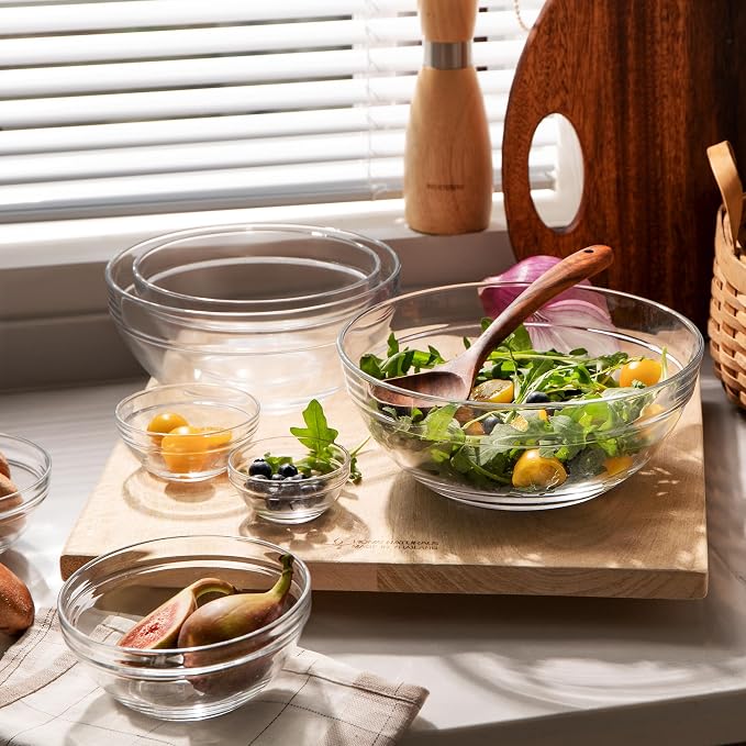 Sweejar 4 inch Small Glass Bowls Set, 7 oz Prep Bowls - Image 8