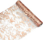 Snowkingdom Rose Gold Table Runner 11 Inch x 100 Feet Glitter Sequin Metallic by Snowkingdom