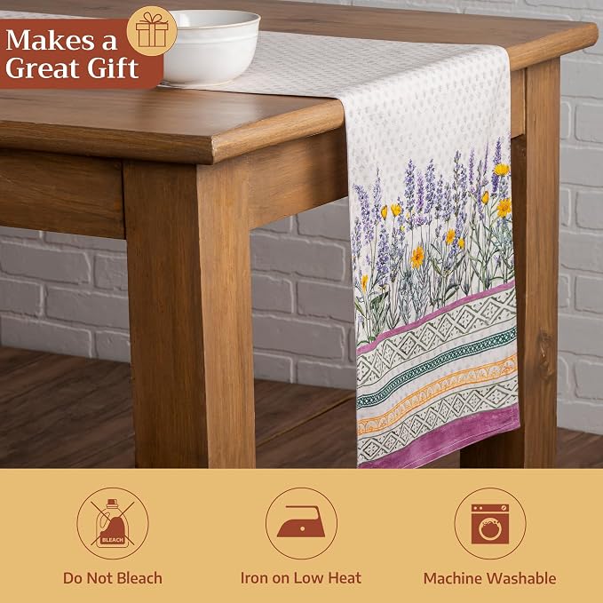 Maison d' Hermine Table Runner 100% Cotton 14.50" x 72" | Table Runners 72 - Image 5