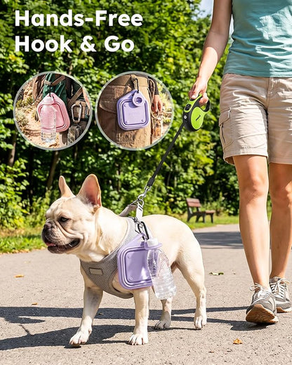 Pecute 2 Pack Foldable Dog Bowls - Image 3