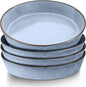 LIANYU Stoneware Pasta Bowls, 34oz Large Salad Plate Bowls Set of 4 | 8.7’’ by LIANYU