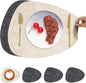 Faux Leather Placemats Set of 4, Dual Sided by Chitomars
