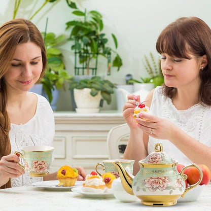 20 Pieces Porcelain Tea Set - Image 7