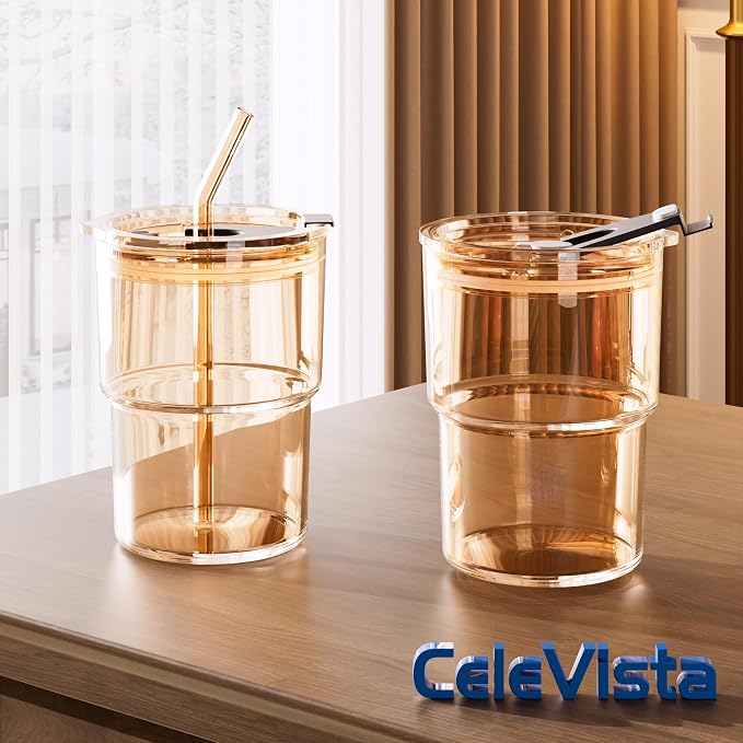 13oz Iced Coffee Cup, Glass Tumbler - Image 8