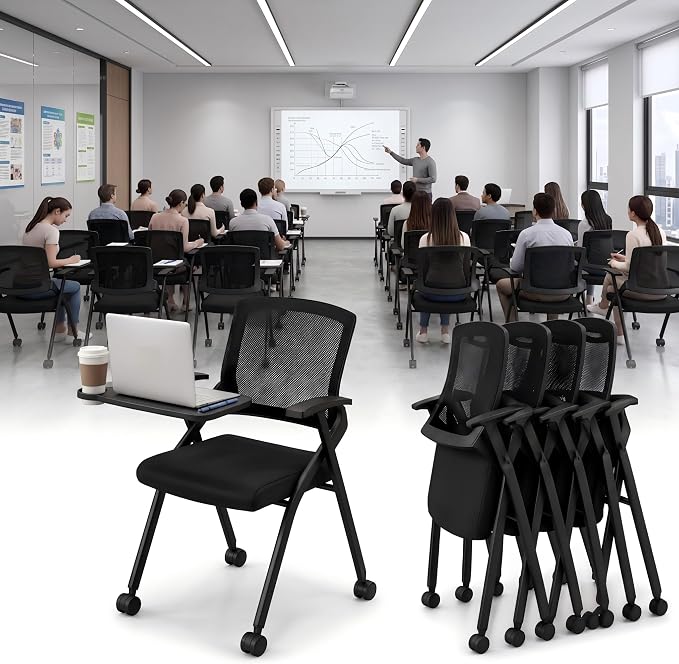 2 Pack Folding Office Chair by Unknown