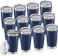 20oz Tumbler Bulk with Lid Stainless Steel Tumblers, 12 Pack | Leak Proof Lid by Unknown