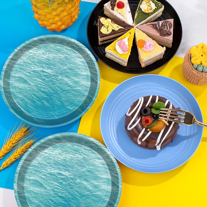 40 Pcs Ocean Sea Plates and Napkins, Ocean Party Supplies, Serves 20 | - Image 5