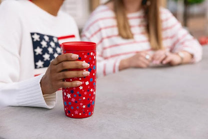 Simple Modern Insulated Travel Coffee Mug 360° Lid | 16oz | Stars | Voyager - Image 2