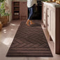 Kitchen Rugs,24" x 59" Non Slip Kitchen Mats for Floor-Thick Stain Resistant Kitchen Floor Mat Runner Carpet for Hallways Entryway Laundry Room Washable(Camel)