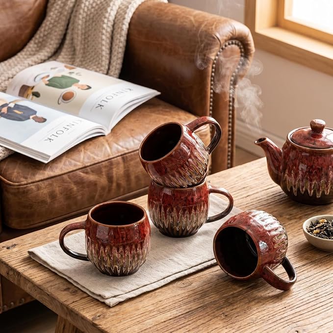 Large Ceramic Coffee Mug - 13oz Tea Cup - Image 4
