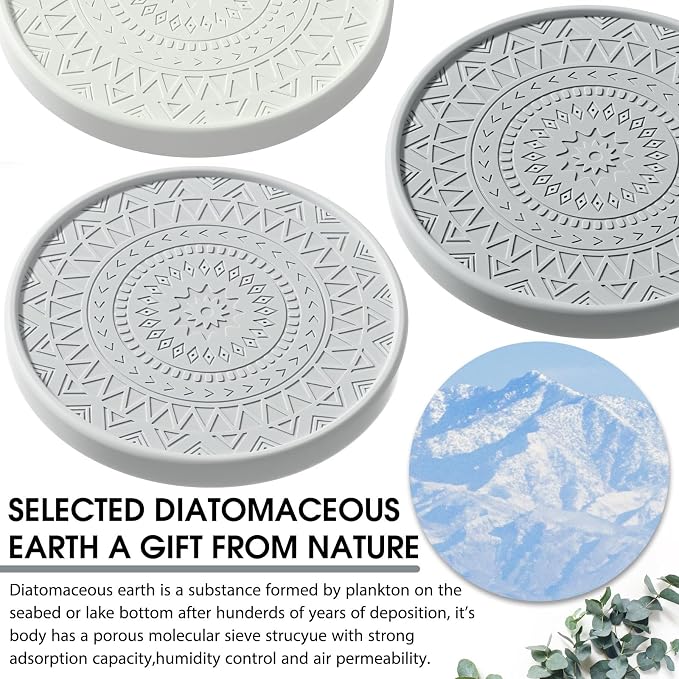 Photect Diatomaceous Earth Coasters Set - Image 4