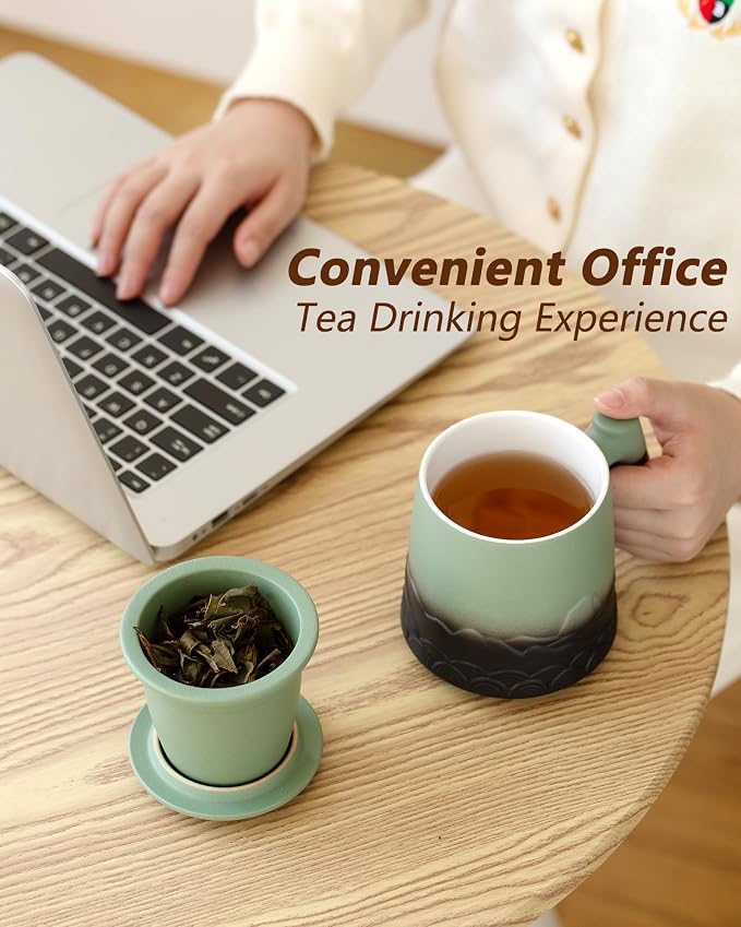 ZENS Tea Mug with Infuser and Lid - Image 5
