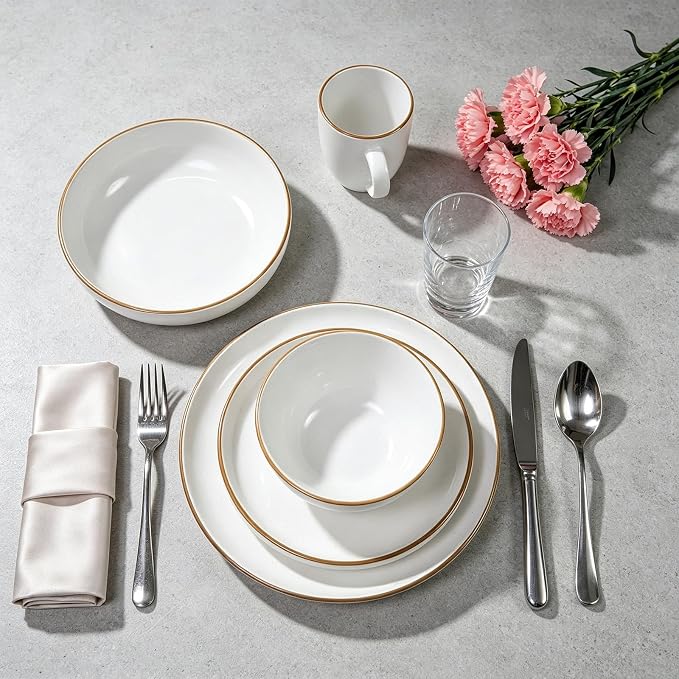 HomeVSS 20-Piece Dinnerware Set - Image 4