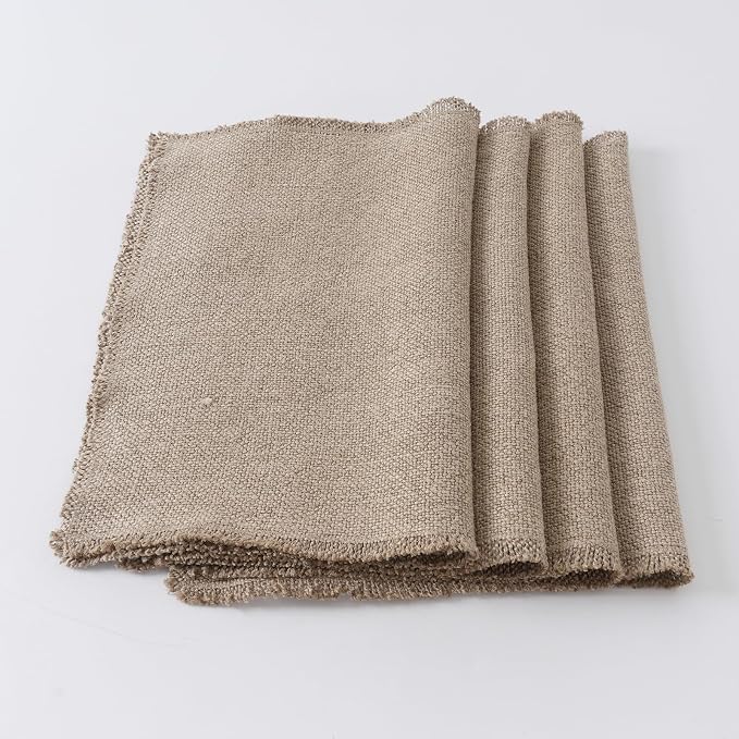 100% Pure Linen Placemats Set of 4 - Image 5