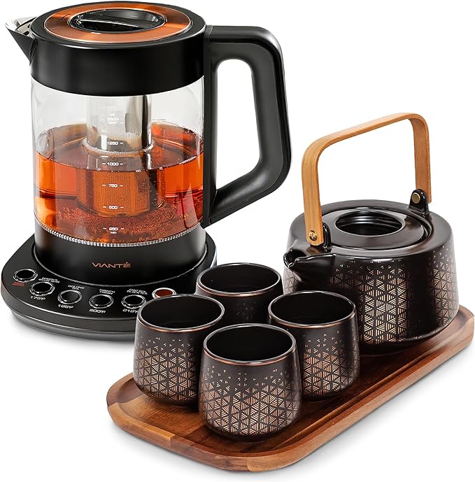 Viante Luxury Tea Set, Electric Kettle by Viant%C3%A9