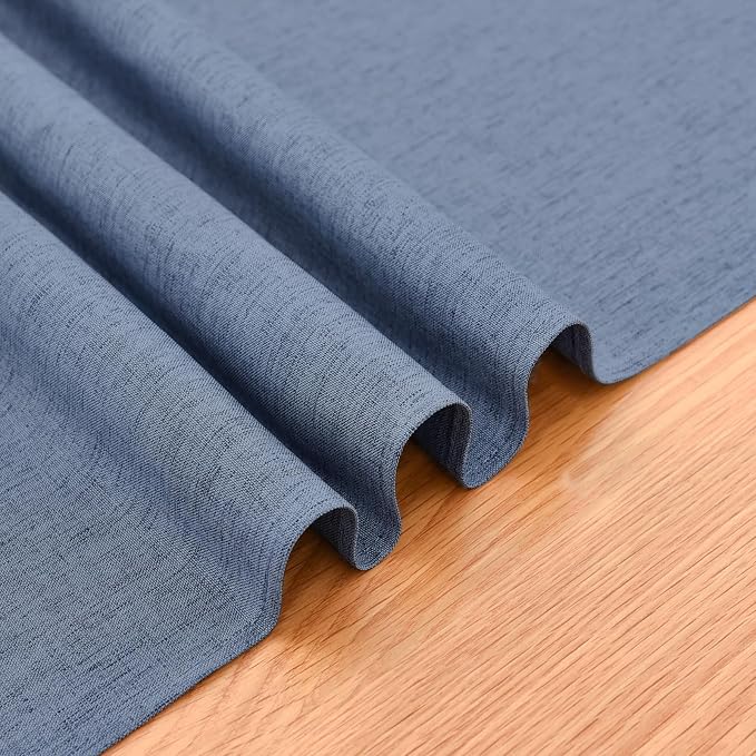 Faux Linen Table Runner Water Resistant 13 x 48 in, Coffee Table Runner - Image 6