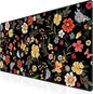 iCasso Desk Matt for Desktop, Cute Desk Pad Mat, XXL Large Mouse Pad, Anti-Slip Big Mousepad with Stitched Edges, Keyboard Pad Mouse Mat for Computer, Work, Gaming (Floral)