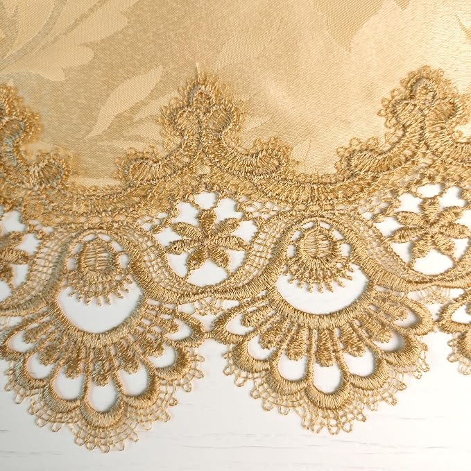 Coffee Tablecloth for Living Room Center Table Doilies Embroidery Lace - Image 3
