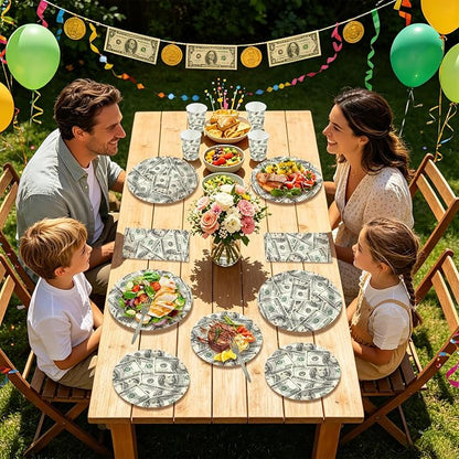 250Pcs Money Party Decoration for Birthday Bachelor Serves 50 | Fun Hundred - Image 6
