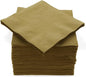 100 Pack Gold Beverage Napkins, Big Party Pack, 2 Ply, Ideal for Wedding, Party, Birthday, Dinner, Lunch, Cocktails. (5” x 5”) by Amcrate
