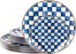 U-QE 20PCS Blue Plastic Plates for Party by U-QE